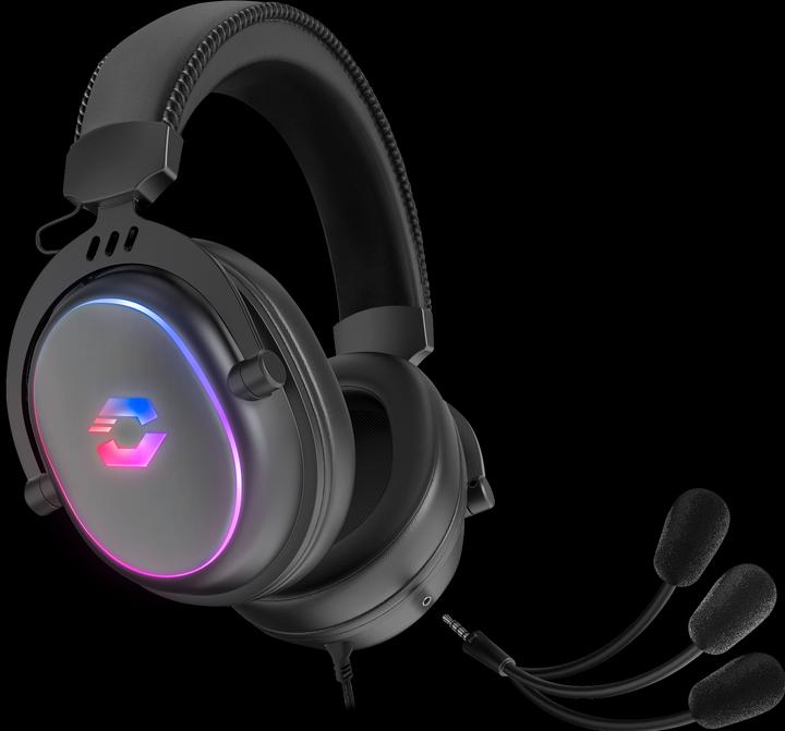 Produktbild Speedlink CONUX RGB Stereo Gaming Headset - for PC/PS5/PS4/Xbox Series X/S/Switch/OLED/Lite, black (Kabelgebunden)
