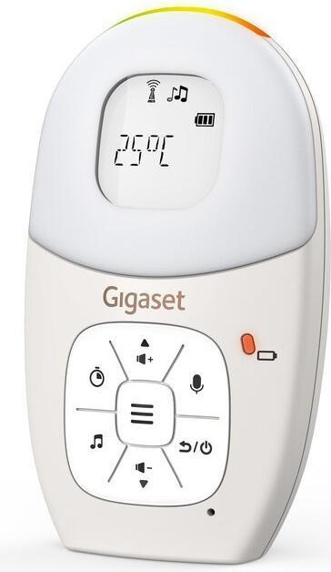 Actual product image Gigaset Baby 100 Audio Babyphone warm grey (Baby Monitor Audio, 300 m)