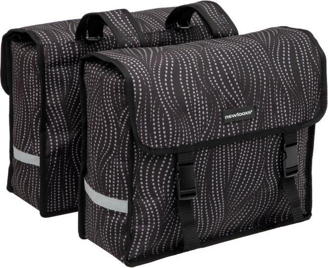 New Looxs Tasche Fiori Double Alma Black (Gepäckträgertasche)