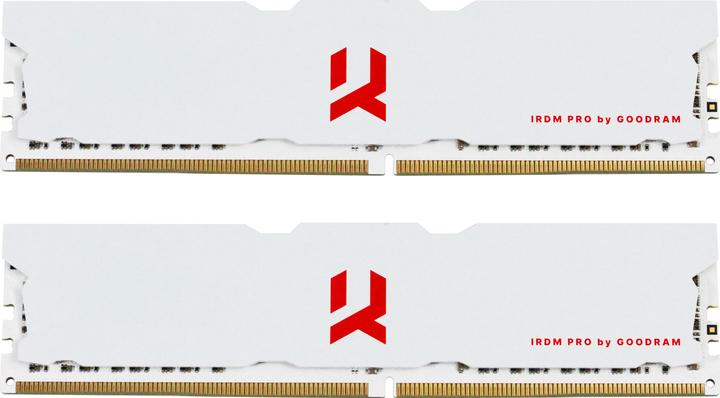 Actual product image Goodram Memory DDR4 IRDM PRO 32/3600 (2 * 16 GB) 18-22-22 white (2 x 16GB, 3600 MHz, DDR4-RAM, DIMM)