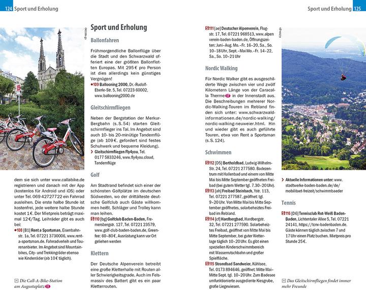 Actual product image CityTrip Baden-Baden (German, Günter Schenk, 2024)
