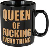 Actual product image Ootb Mug, Queen of fucking everything (850 ml)