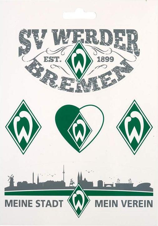 Actual product image SV Werder Bremen Aufkleber-Set Motive 5tlg.