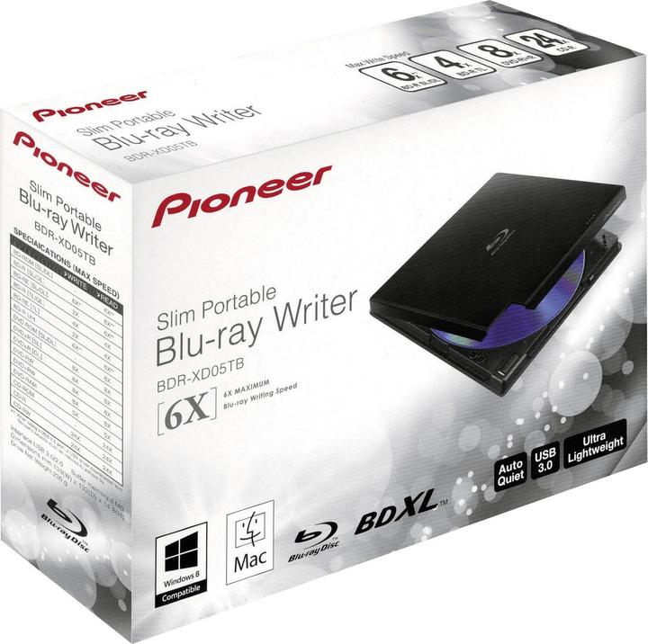 Actual product image Pioneer BDR-XD05TB (Blu-ray burner)