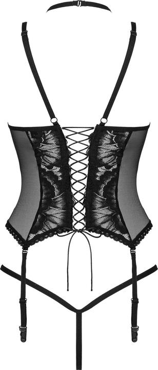 Actual product image Obsessive 2 pc Suspender-set Alessya - black (M/L)