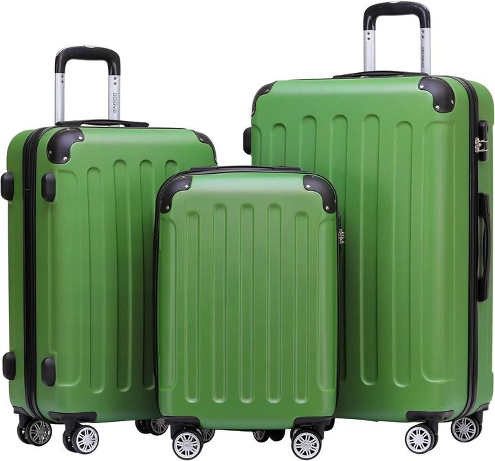 Produktbild Beibye 3-teiliges Hartschalenkoffer-Set (110 l, Handgepäck (bis 50l), M (50 - 90l), L (90 - 115l))