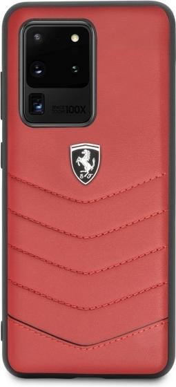 Produktbild Ferrari Hardcase FEHQUHCS69RE S20 Ultra G988 czerwony/red Heritage (Samsung Galaxy S20 Ultra)