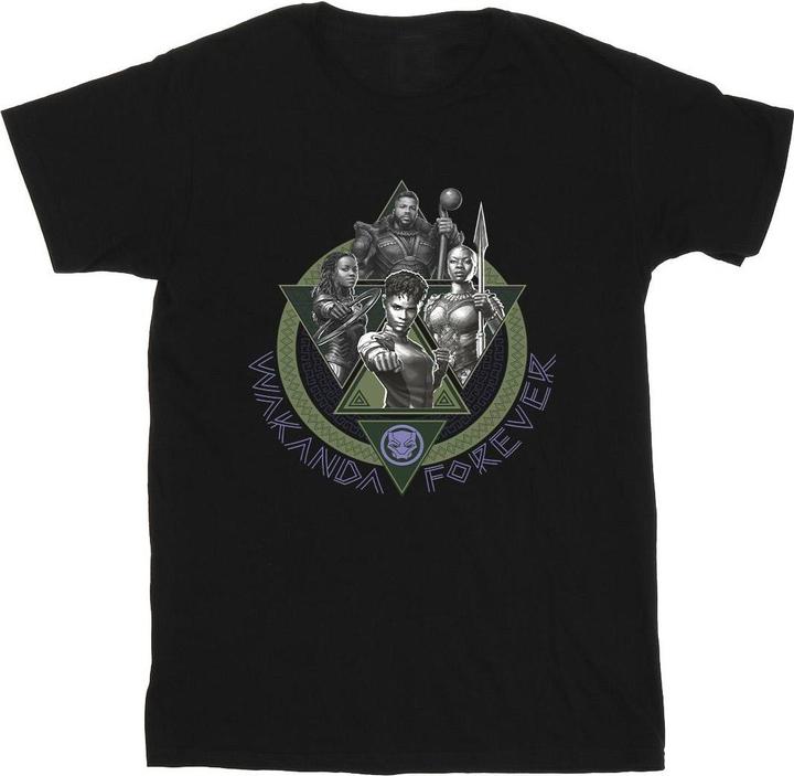 Immagine prodotto Black Panther Wakanda Forever Group Ring Pose Maglietta Uomo (XXL)
