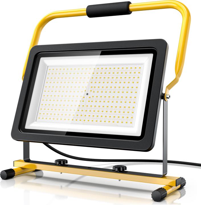 Immagine prodotto Brandson Baustrahler LED, 150 Watt, Warmweiss, Arbeitsscheinwerfer, Bauscheinwerfer, Arbeitsleuchte (12000 lm)