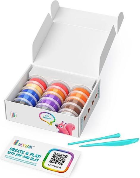 Actual product image Tomy Hey Clay Forest Animals Large Set (15 tins+tools)