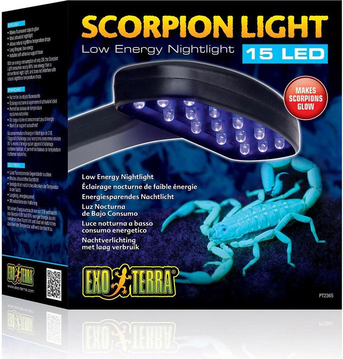 Actual product image Exo Terra Scorpion Light 15 LED (UVB)