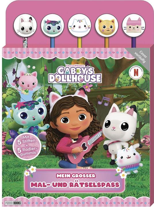 Actual product image Panini Gabby's Dollhouse: My fantastic colouring and puzzle fun