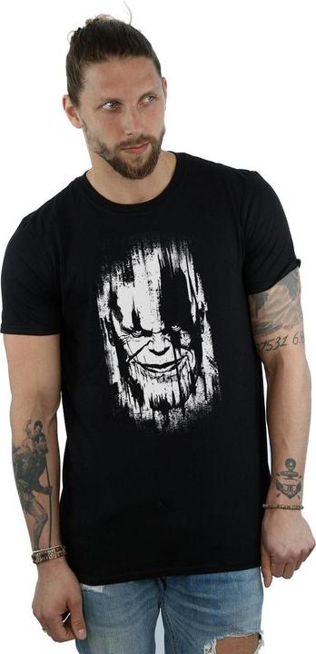 Immagine prodotto Universal Textiles Maglietta in cotone con la faccia di Thanos (XL)