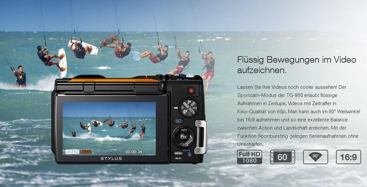 Image du produit Olympus Tough TG-860 (1/2,3'')