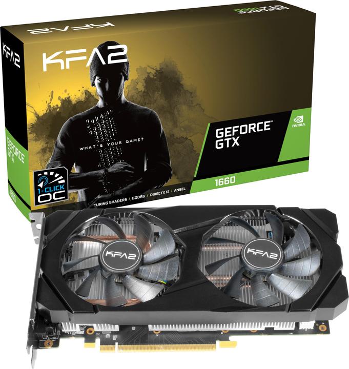 Produktbild KFA2 GeForce GTX 1660 OC (6 GB)
