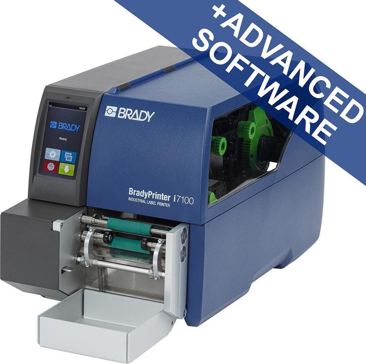 Actual product image Brady BradyPrinter I7100300P-EULABVLA, thermal transfer printer, max. width 56 mm, 300 dpi, USB, ser (300 dpi)