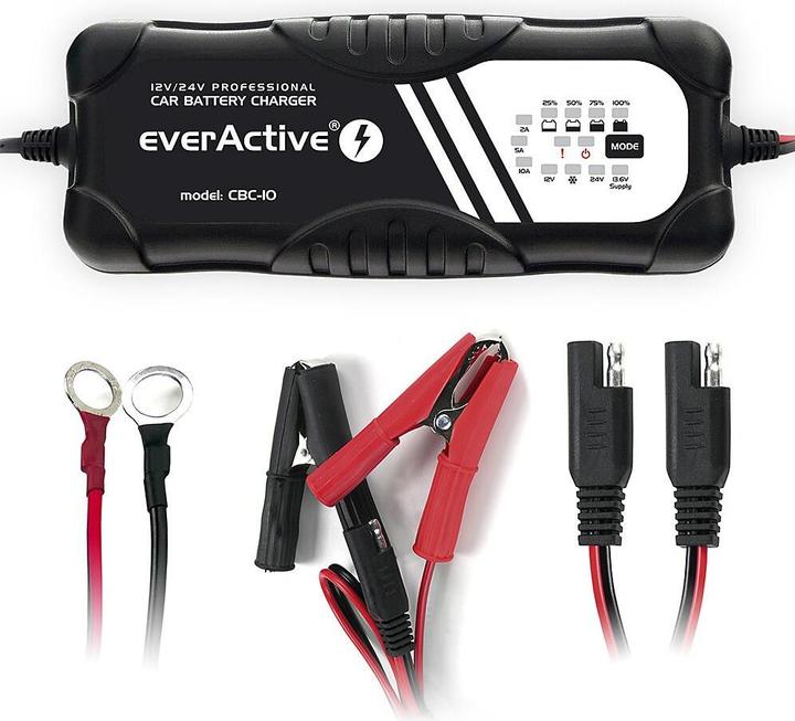 Actual product image Everactive Rectifier car for batteries CBC-10 (12V, 24V, 10 A)