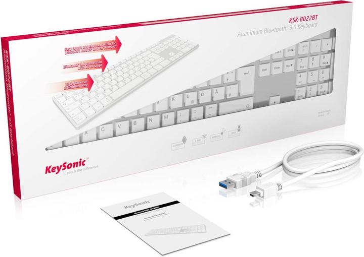 Image du produit KeySonic KSK-8022BT (DE, Sans fil)