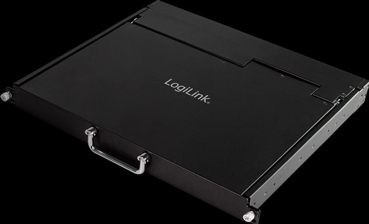 Produktbild LogiLink 17" LCD KVM Konsole mit KVM Switch, 8 Port, schwarz