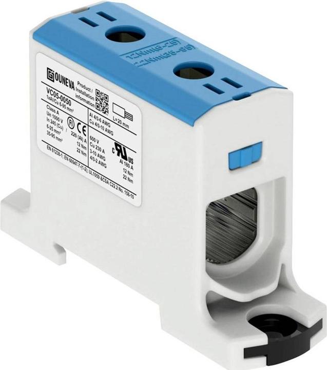Produktbild Ouneva Group VC05-0050 Verteilerblock Blau 1 St.