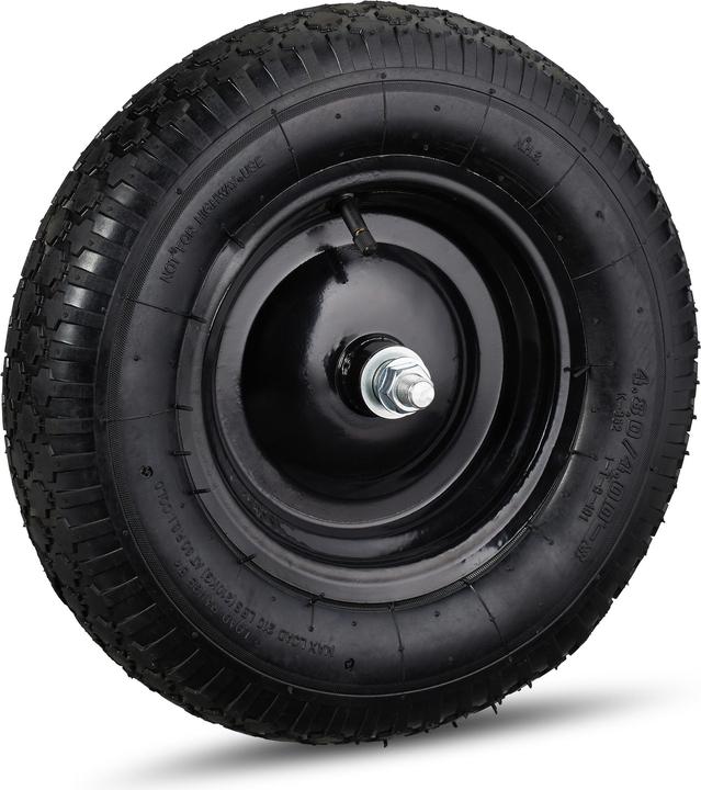 Image du produit Relaxdays Roue de brouette caoutchouc, 120 kg