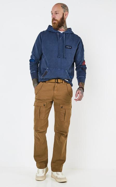 Actual product image Joe Browns Classic Cargo Trousers with Woven Belt (W48/L30)
