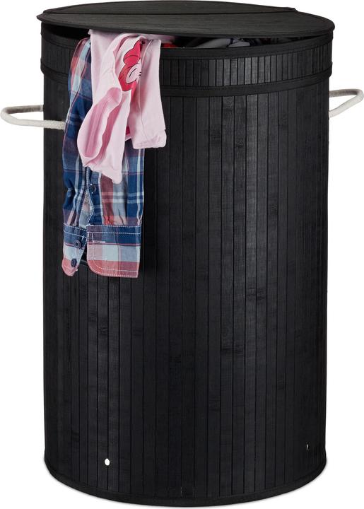 Image du produit Relaxdays Corbeille à linge couvercle (65 l)