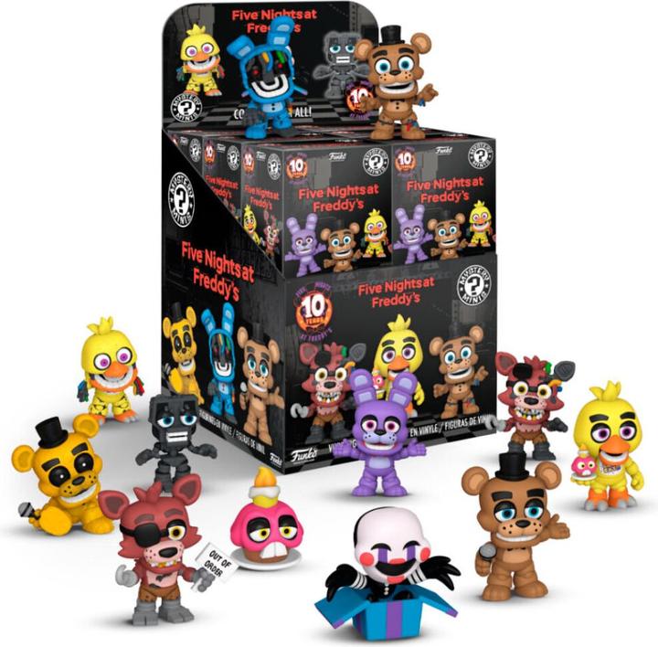 Produktbild Funko Five Night's at Freddy Mystery Minis Minifiguren FNAF (10y Anniversary) 5 cm Display (12)