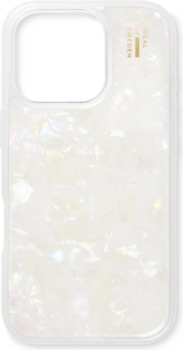 Produktbild iDeal Of Sweden iPhone 16 Pro Pearlized Case - White (Apple iPhone 16 Pro)