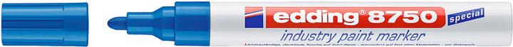 Edding Marqueur de vernis 8750 Industrie (Bleu, 2 mm, 1 x)