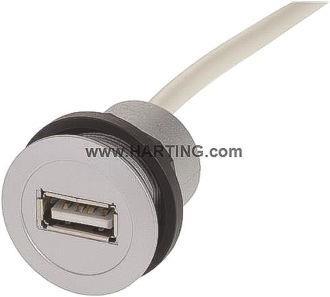 Image du produit Harting har-port USB 2.0 A-A PFT 1,0m cable