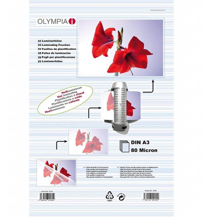 Actual product image Olympia Laminating foils (A5, 100 Piece, 80 µm)