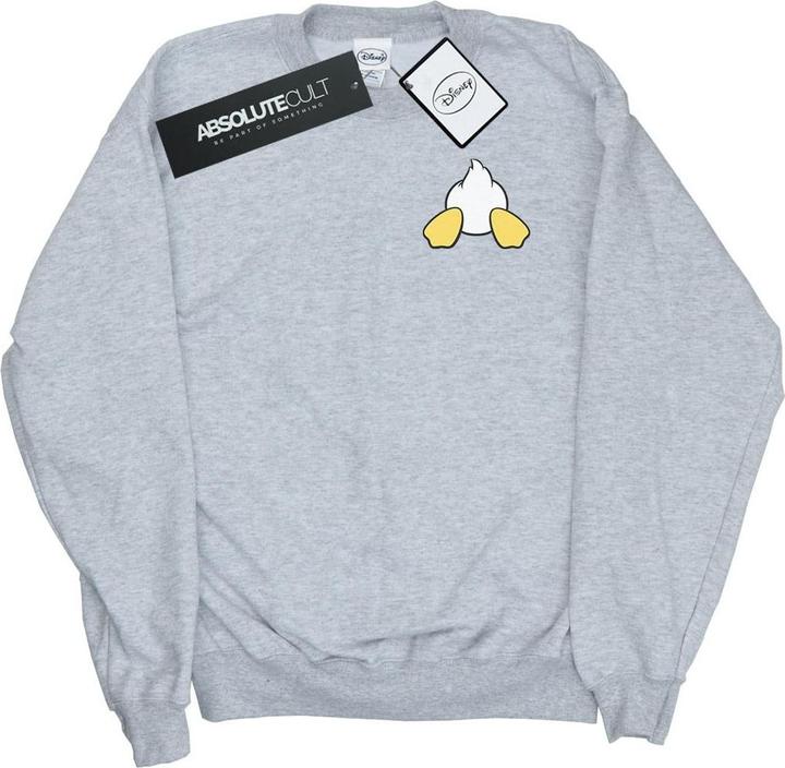 Actual product image Disney Mens Donald Duck Backside Breast Print Sweatshirt (XL)