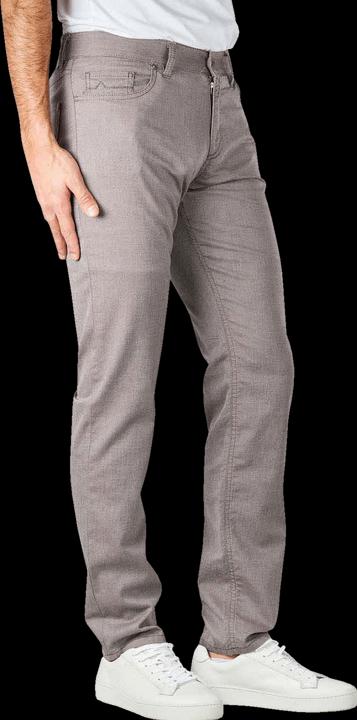 Actual product image Alberto Smart Cotton Pipe Pant Regular Slim Fit Brown (W42/L34)
