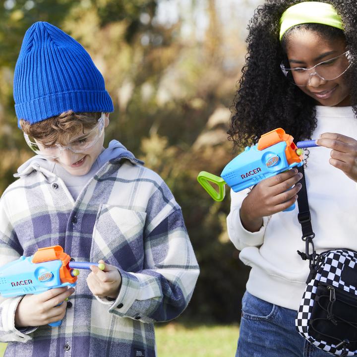 Actual product image Nerf Elite Junior Racer Easy Play Dart Blaster