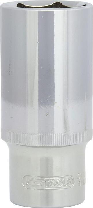 Produktbild KS Tools 1/2" CHROMEplus Sechskant-Stecknuss lang (27 mm)