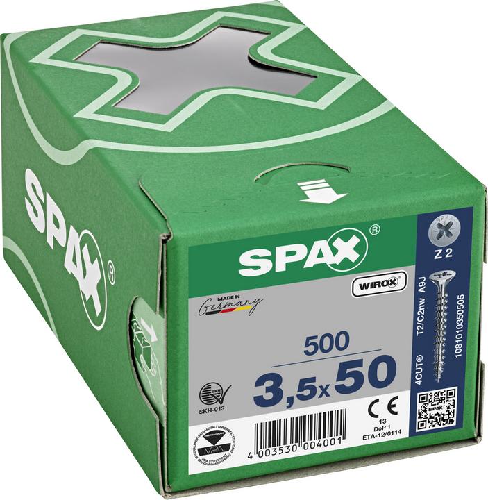 Actual product image Spax Chipboard screws (500 Screws per piece)