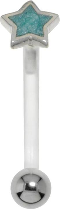 Produktbild Bijouteria Bauchpiercing (Silber 925, Bioplast, Chirurgenstahl 316L, Email)