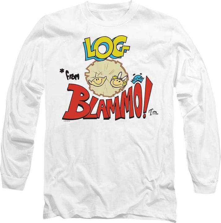 Actual product image Ren & Stimpy Unisex Adult Log From Blamo T-Shirt (XXL)