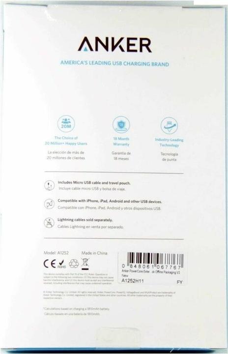 Produktbild Anker PowerCore (15600 mAh, 78 Wh)