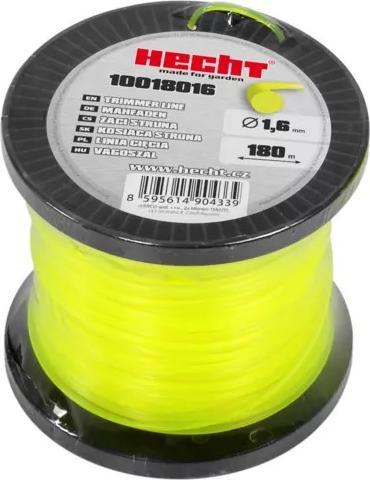 Hecht 10018016 1.6 mm x 180 m, Round Replacement Thread Lawn Trimmer (Weed whacker, Trimmer line + line spool)