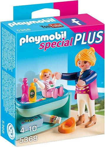 Produktbild Playmobil Mutter mit Baby-Wickeltisch (5368)