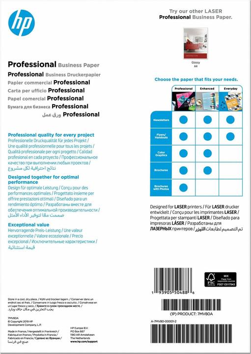 Actual product image HP Professional (200 g/m², 150 x, A4)