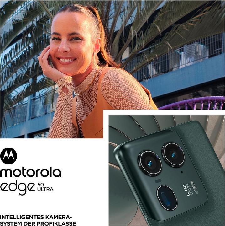 Produktbild Motorola Edge 50 Ultra (1000 GB, Forest grey, 6.70", SIM + eSIM, 50 Mpx, 5G)