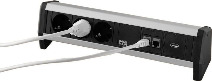Produktbild Bachmann DESK Verlängerungsschnur (3 x, CEE 7/4, 0.33 m)