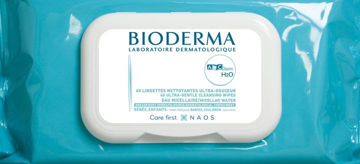 Image du produit Bioderma ABCDerm H2O lingettes bébés et enfants (60 pièce(s))