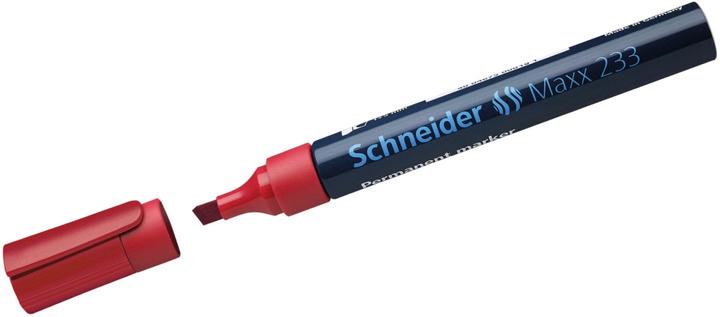 Produktbild Schneider Permanentmarker Maxx 233 Strichstärke: 1-5 mm Schreibfarbe: rot (Rot, 5 mm, 1 x)