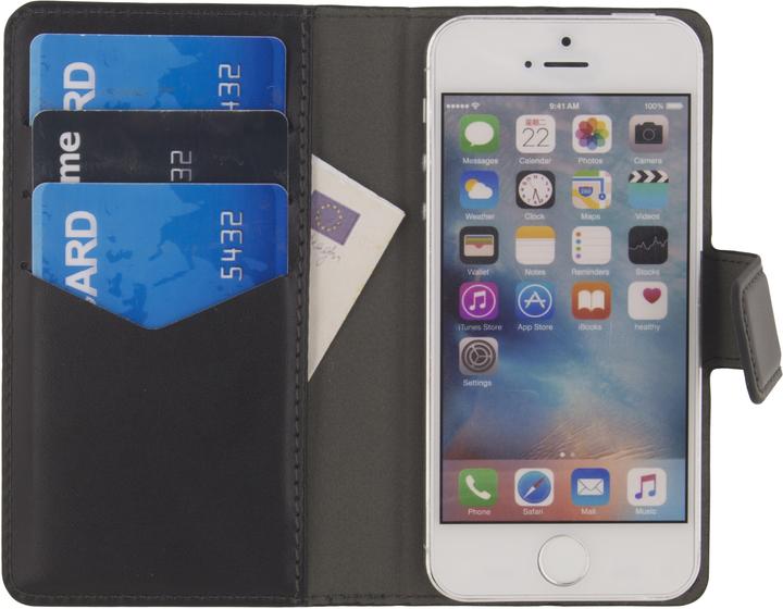 Produktbild Mobilizera Universal Cover Med Kortlommer M Sort Max125mm X 60mm (Sony Xperia Pro, Apple iPhone 5s, Samsung Galaxy W I8150, Apple iPhone SE, Nokia Asha 303, Apple iPhone 5, Apple iPhone 4, Apple iPhone 4s, Doro 1370, Nokia 225, HTC Desire S, Apple iPhone 5c, HTC One V)