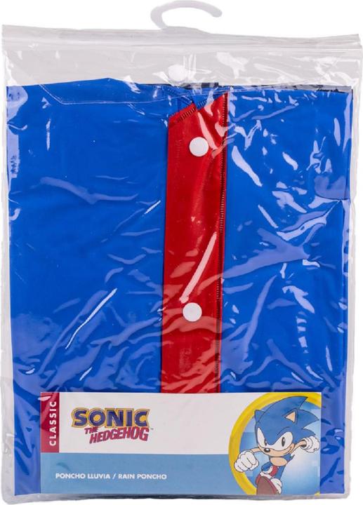 Actual product image Cerda Raincoat Poncho - Sonic (2400000732) (3, 4)