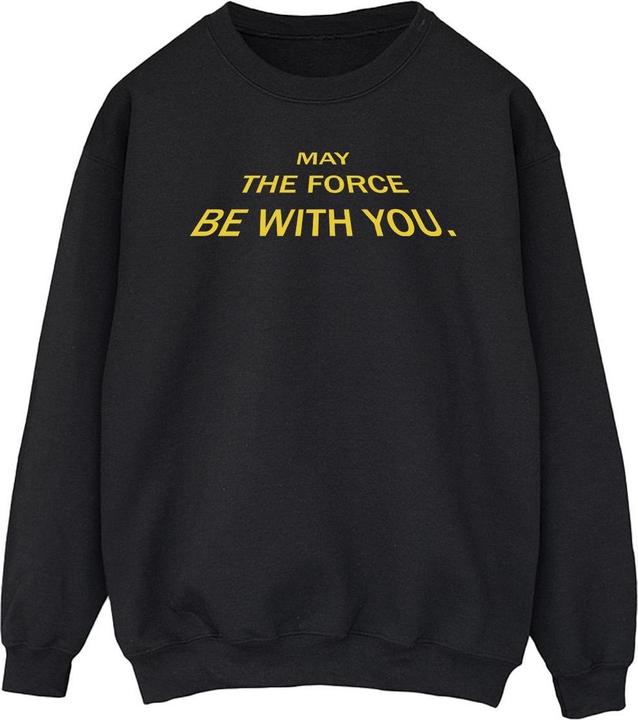 Immagine prodotto Star Wars May The Force Opening Crawls Felpa Uomo (M)